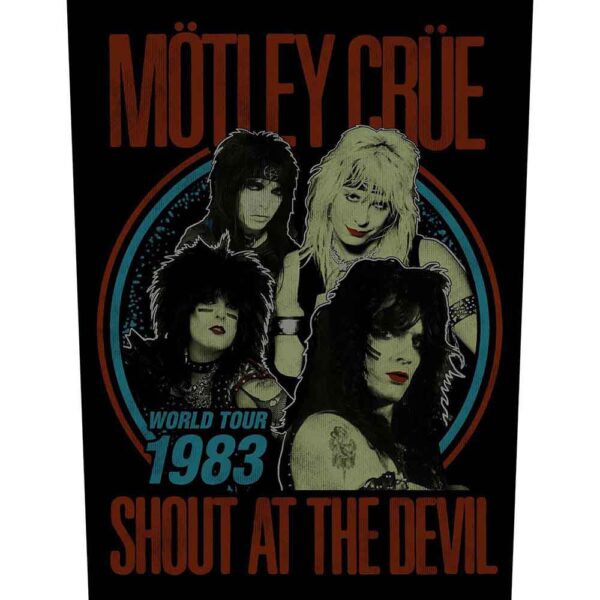 Motley Crue Back Patch