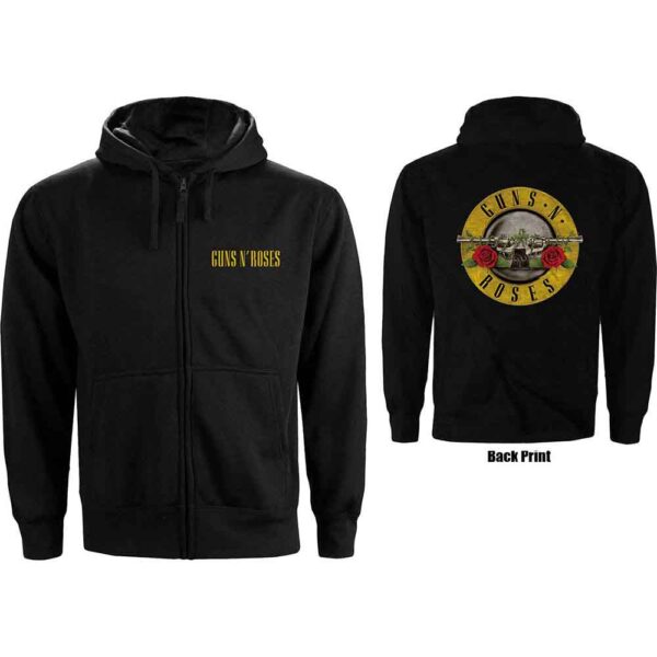 Guns N' Roses Ladies Zipped Hoodie