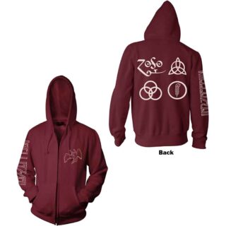 Led Zeppelin Unisex Zipped Hoodie