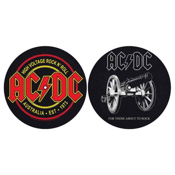 AC/DC Turntable Slipmat Set