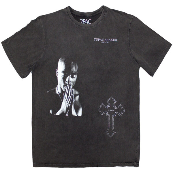 Tupac Unisex Stone Wash T-Shirt