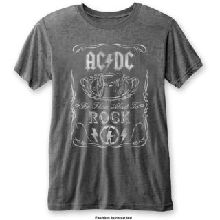 AC/DC Unisex Burnout T-Shirt