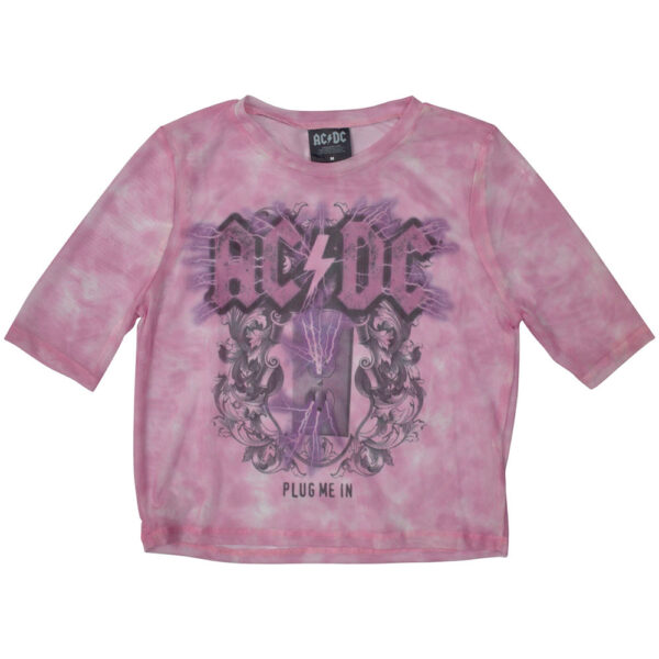 AC/DC Ladies Crop Top