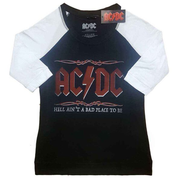AC/DC Ladies Raglan T-Shirt
