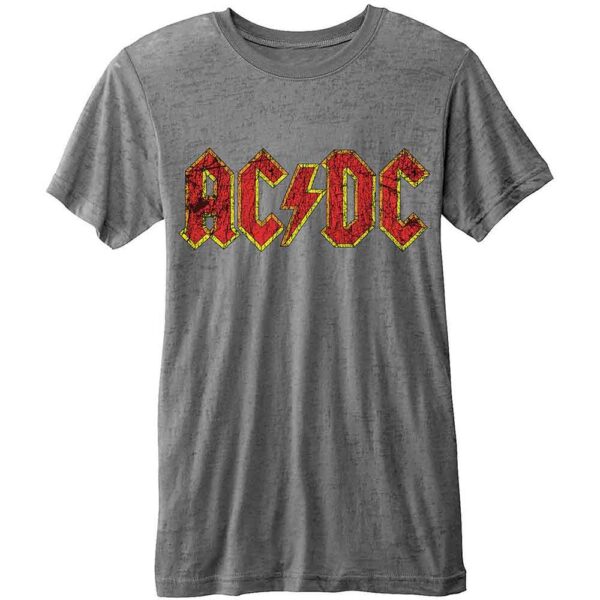 AC/DC Unisex Burnout T-Shirt