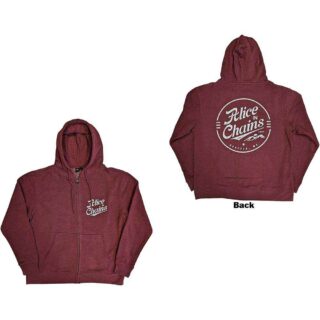 Alice In Chains Unisex Zipped Hoodie