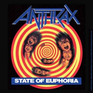 Anthrax Single Cork Coaster