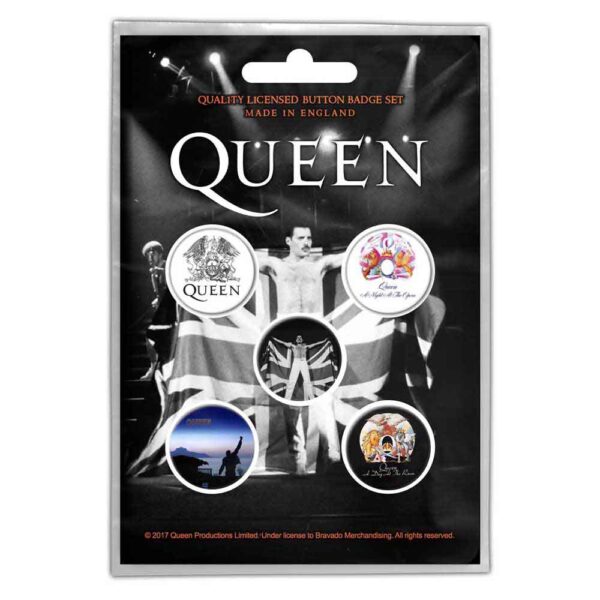 Queen Button Badge Pack