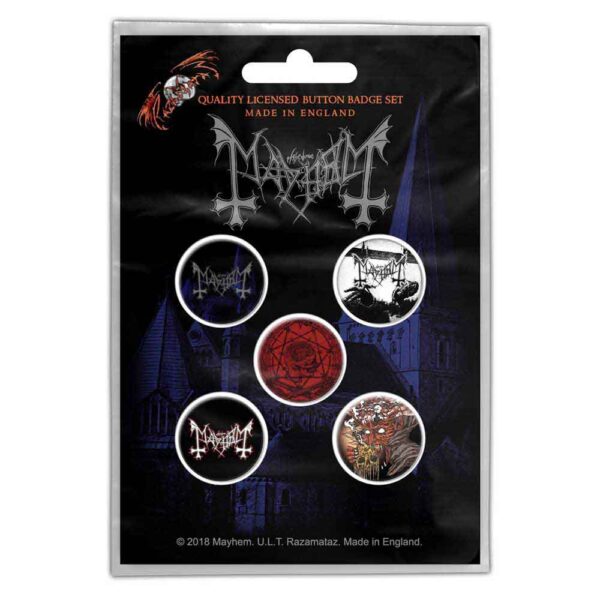 Mayhem Button Badge Pack