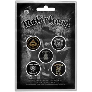 Motorhead Button Badge Pack