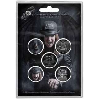 Ozzy Osbourne Button Badge Pack