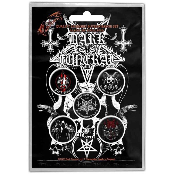 Dark Funeral Button Badge Pack