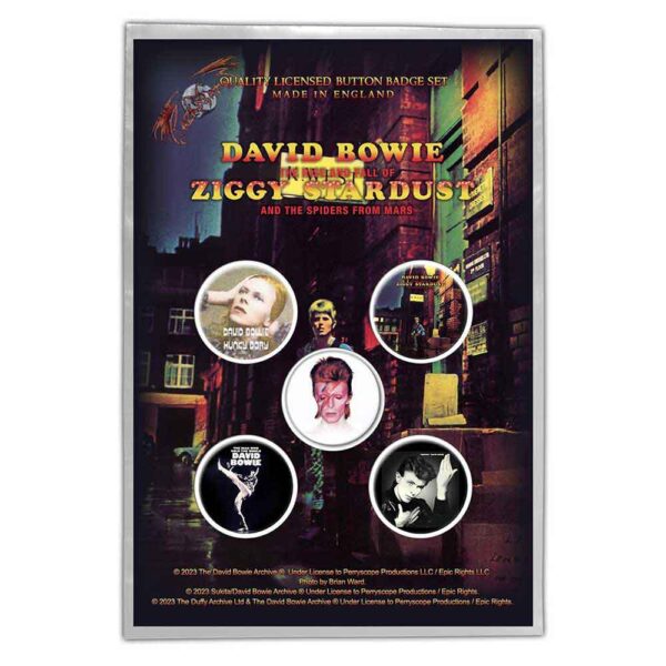 David Bowie Button Badge Pack