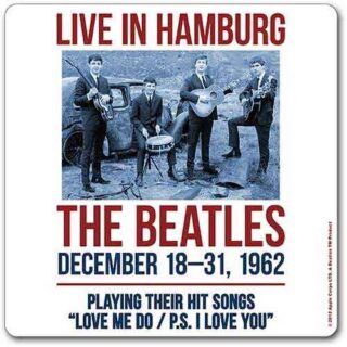 The Beatles Single Cork Coaster