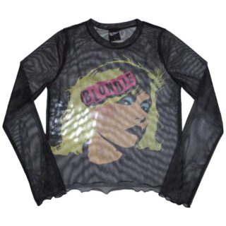 Blondie Ladies Long Sleeve Crop Top