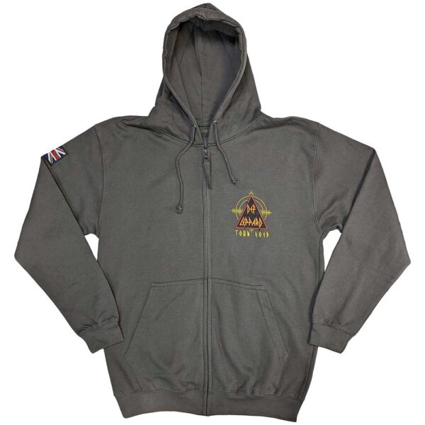 Def Leppard Unisex Zipped Hoodie