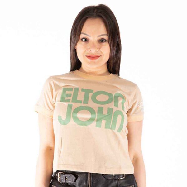 Elton John Ladies Crop Top