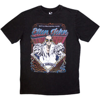 Elton John Unisex Stone Wash T-Shirt