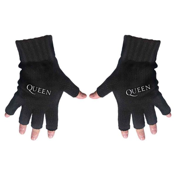 Queen Unisex Fingerless Gloves