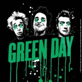 Green Day Single Cork Coaster