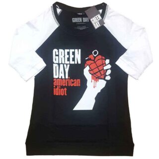 Green Day Ladies Raglan T-Shirt