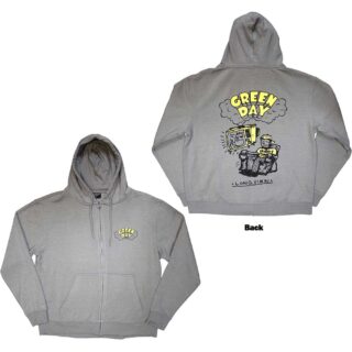 Green Day Unisex Zipped Hoodie