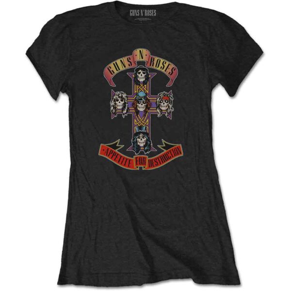 Guns N' Roses Ladies Retail Pack T-Shirt