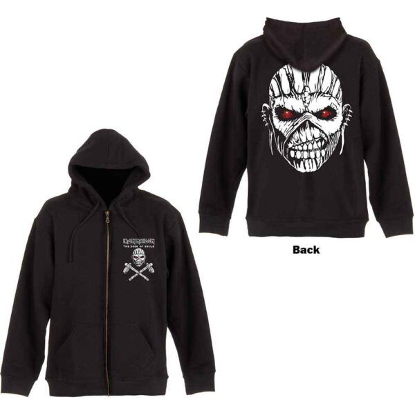 Iron Maiden Unisex Zipped Hoodie