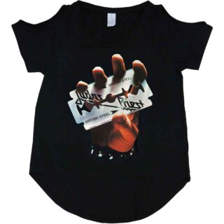 Judas Priest Ladies Cut-Out T-Shirt