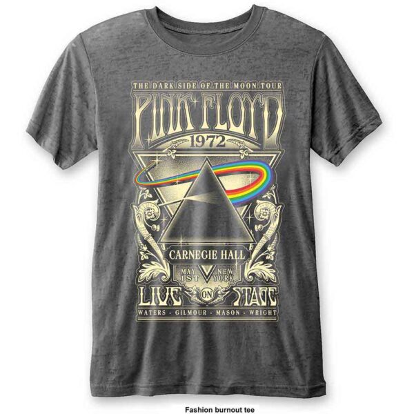 Pink Floyd Unisex Burnout T-Shirt