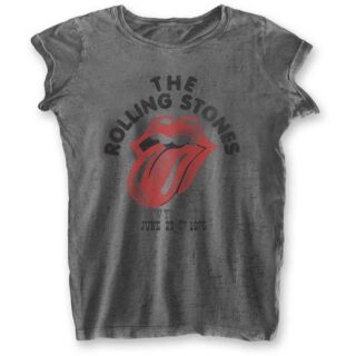 The Rolling Stones Ladies Burnout T-Shirt