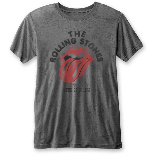 The Rolling Stones Unisex Burnout T-Shirt