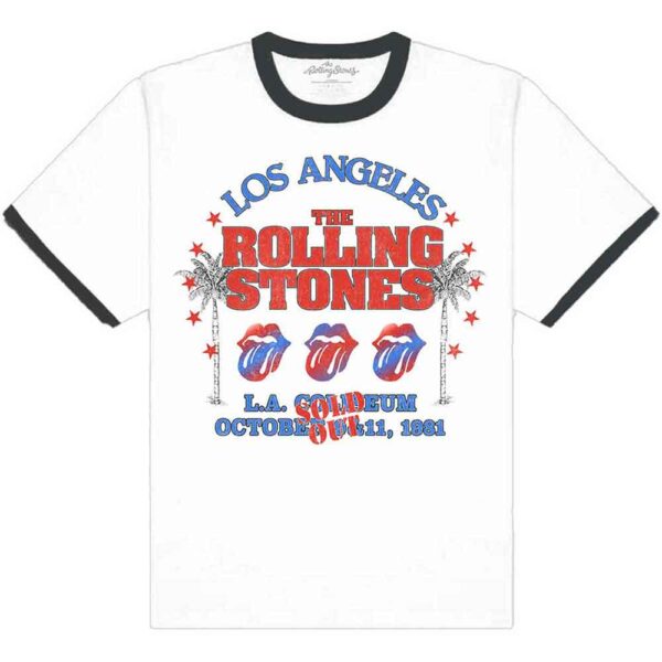 The Rolling Stones Unisex Ringer T-Shirt