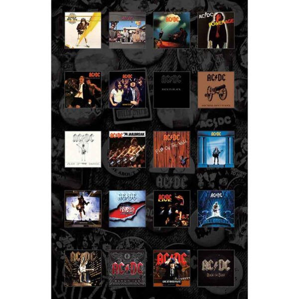 AC/DC Textile Poster