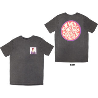 Willy Wonka Unisex Stone Wash T-Shirt