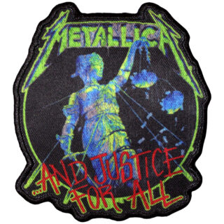 Metallica And Justice for All patch – embroidered band merch Ireland