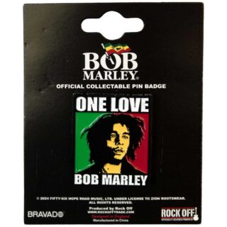 Bob Marley Pin Badge