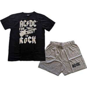 AC/DC Unisex Summer Pyjamas