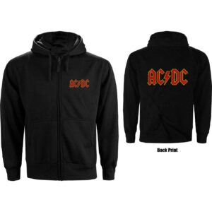 AC/DC Unisex Zipped Hoodie