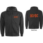 AC/DC Unisex Zipped Hoodie
