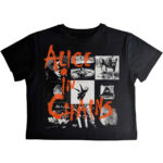 Alice In Chains Ladies Crop Top