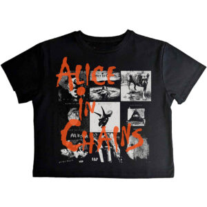 Alice In Chains Ladies Crop Top