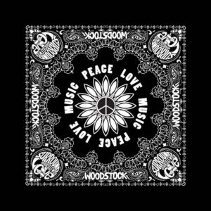 Woodstock Unisex Bandana