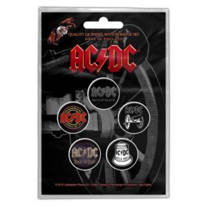 AC/DC Button Badge Pack