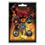 AC/DC Button Badge Pack