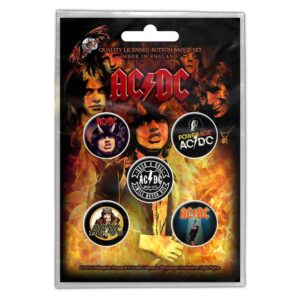 AC/DC Button Badge Pack