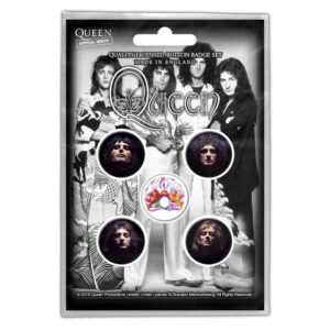 Queen Button Badge Pack