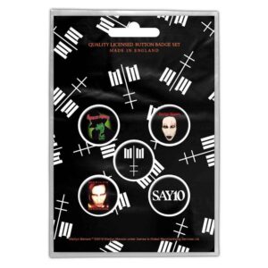 Marilyn Manson Button Badge Pack