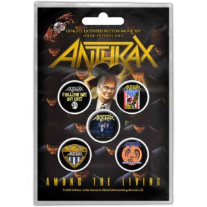 Anthrax Button Badge Pack