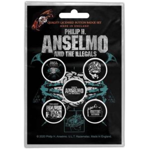 Philip H. Anselmo & The Illegals Button Badge Pack